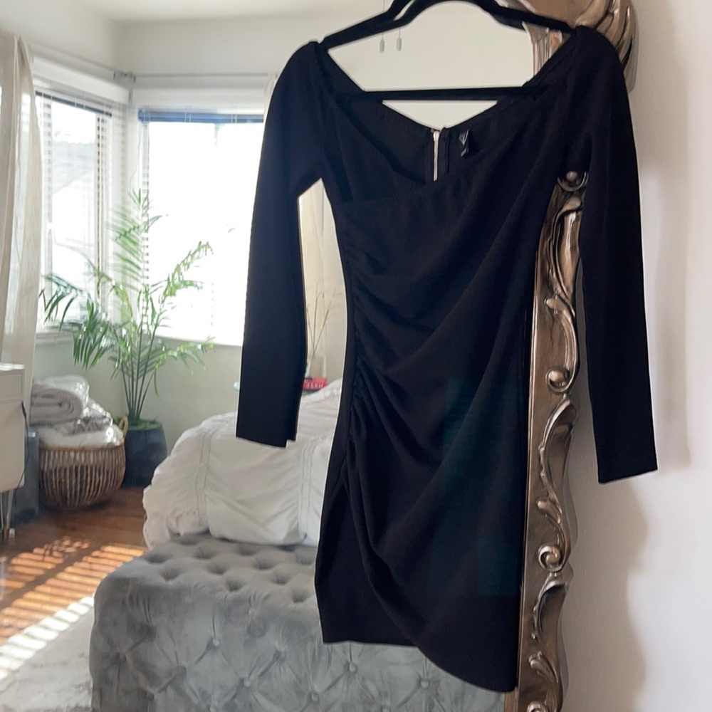 Black Formal Mini Dress